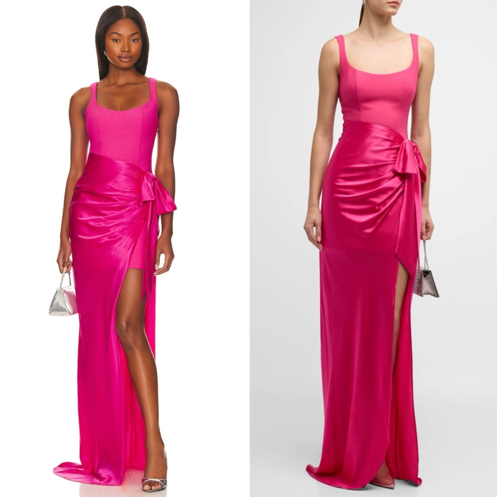 Cinq a Sept Marian Gown in Pink Dahlia Size 4 NEW! New with tags!